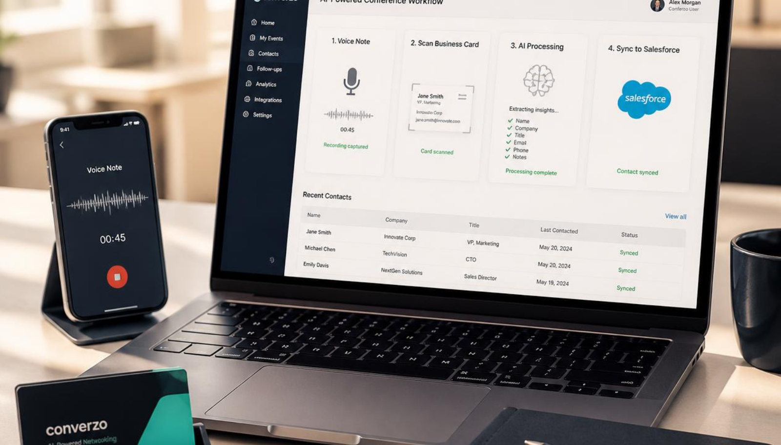 Sales teams, partnership managers, business development professionals, and hospitality teams benefiting from Salesforce and StubHub integrations.